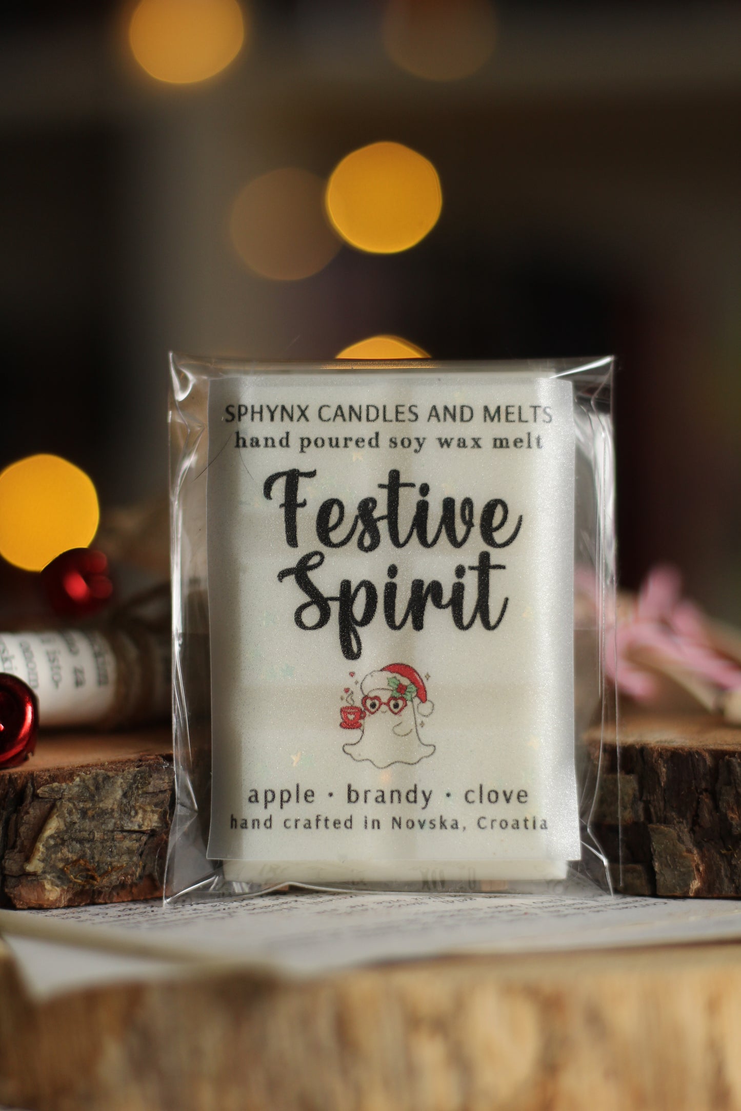 Festive Spirit, mirisni vosak za topljenje u obliku pločice