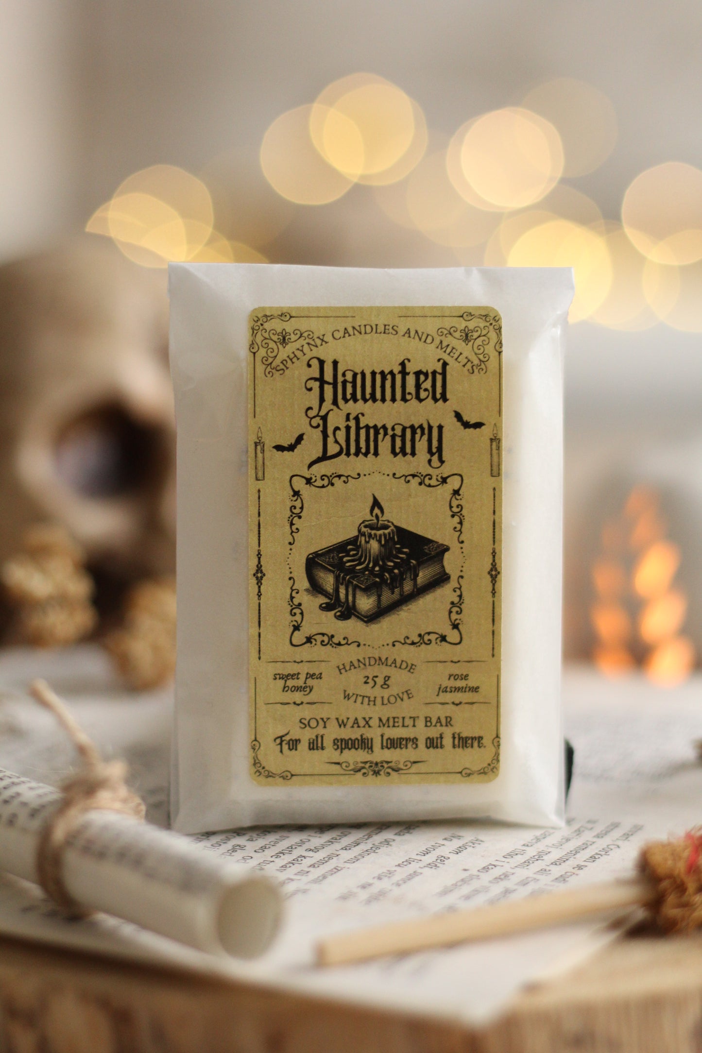Haunted Library vosak za topljenje