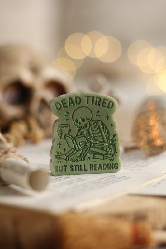 Dead Serious About Reading in Green