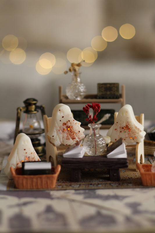 Spooky Book Club in White