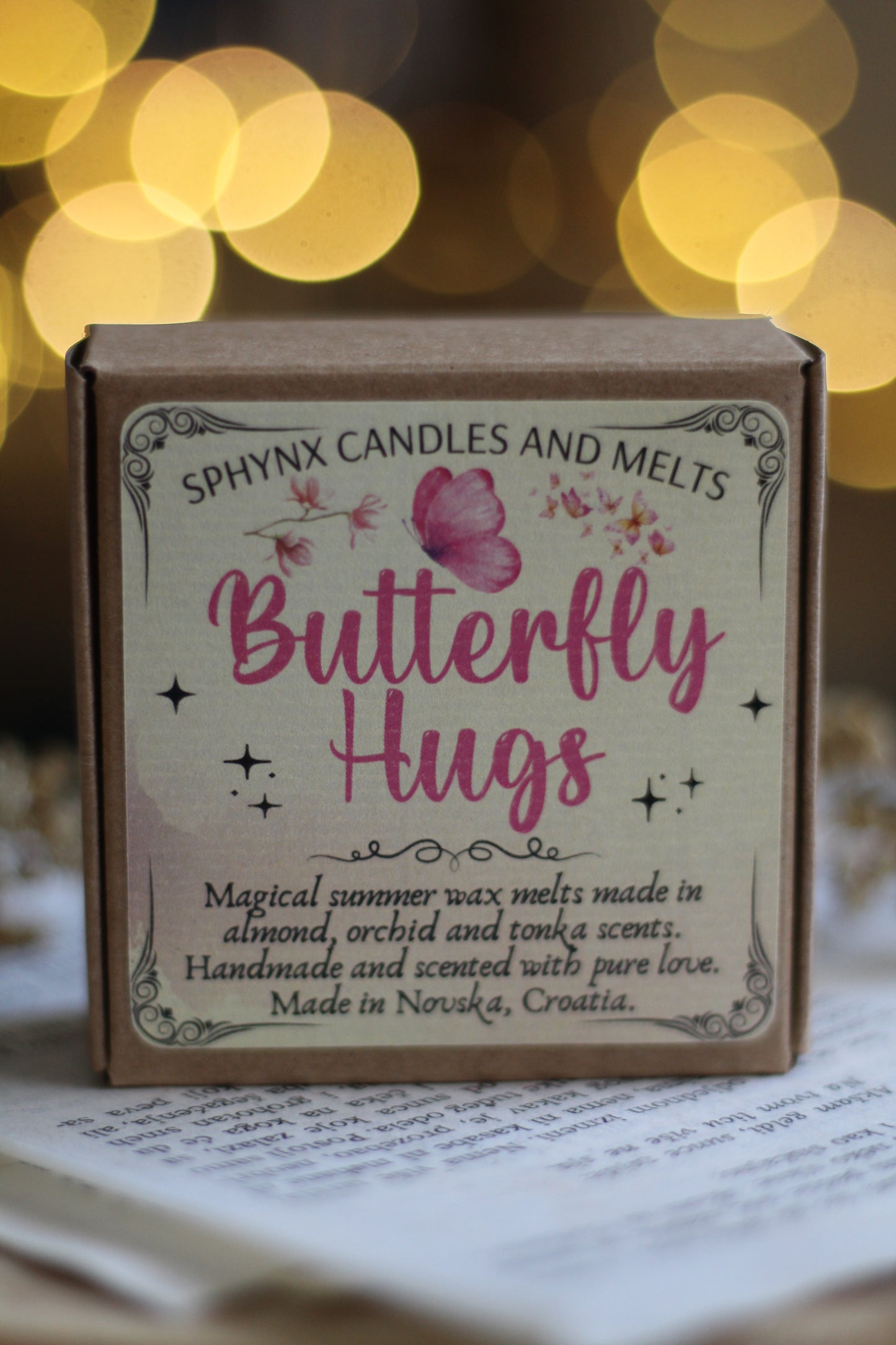 Butterfly Hugs vosak za topljenje