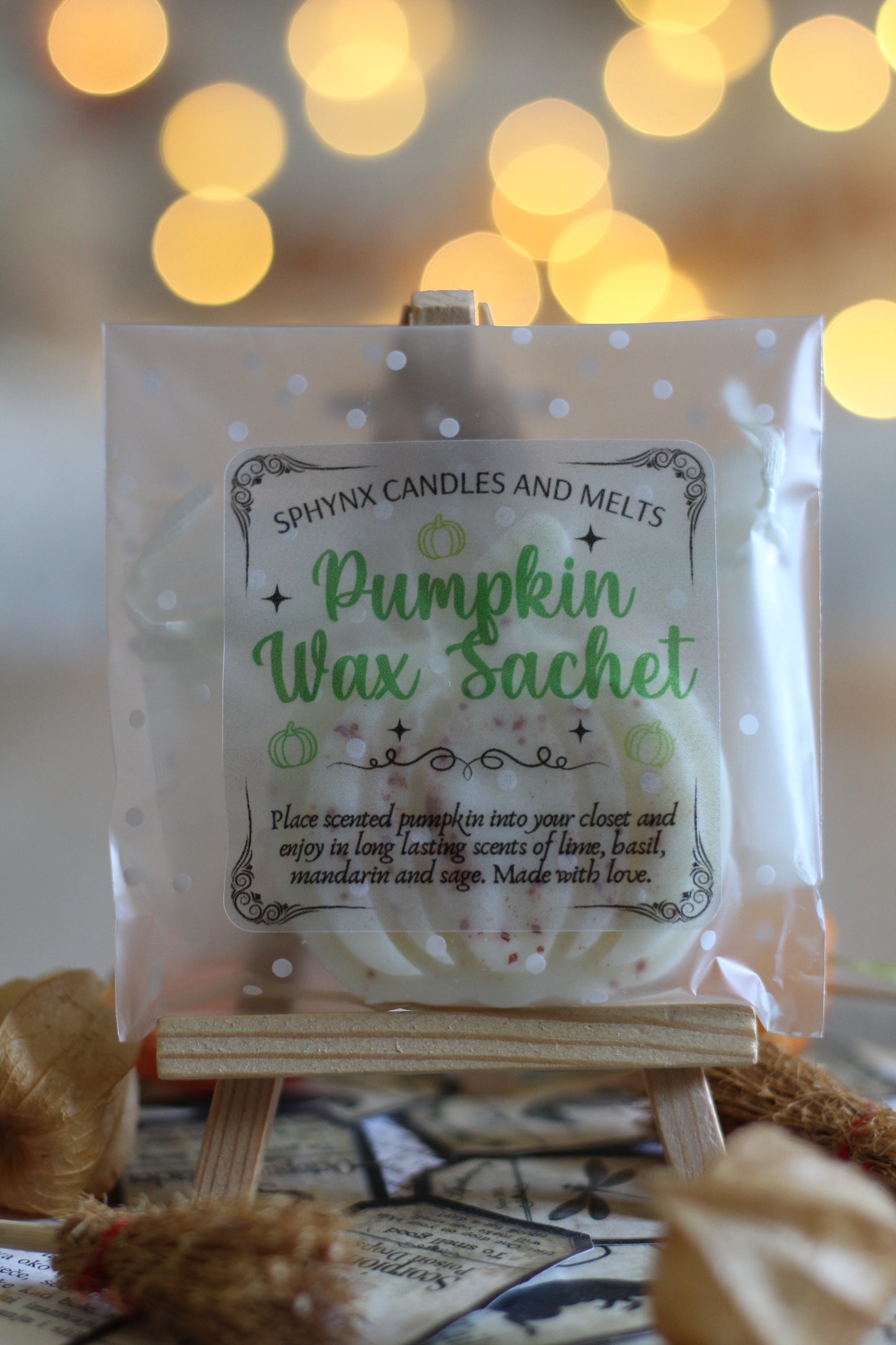 Lime Basil & Mandarin Pumpkin Sachet