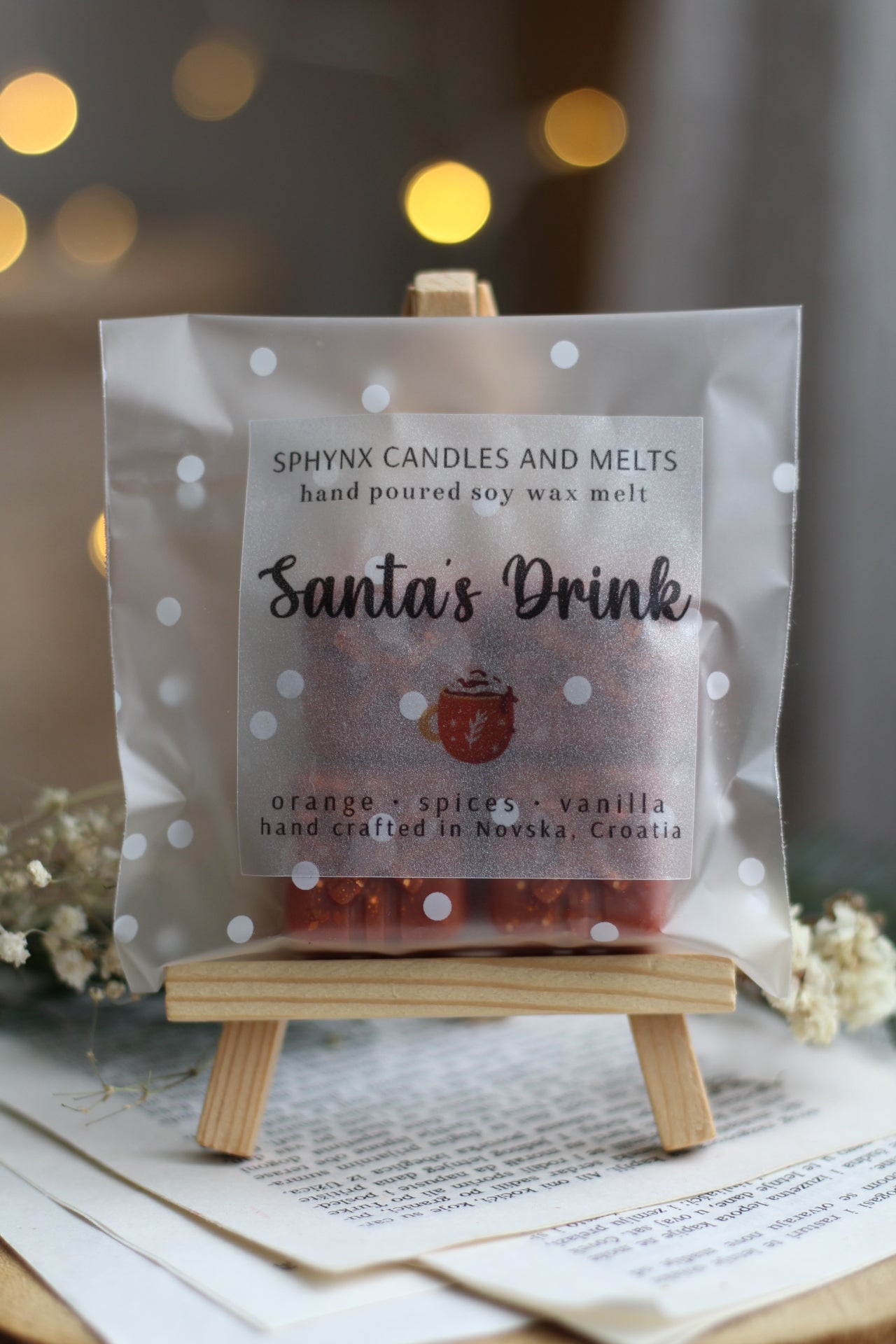 Santa's Drink, mirisni vosak za topljenje u obliku paketića