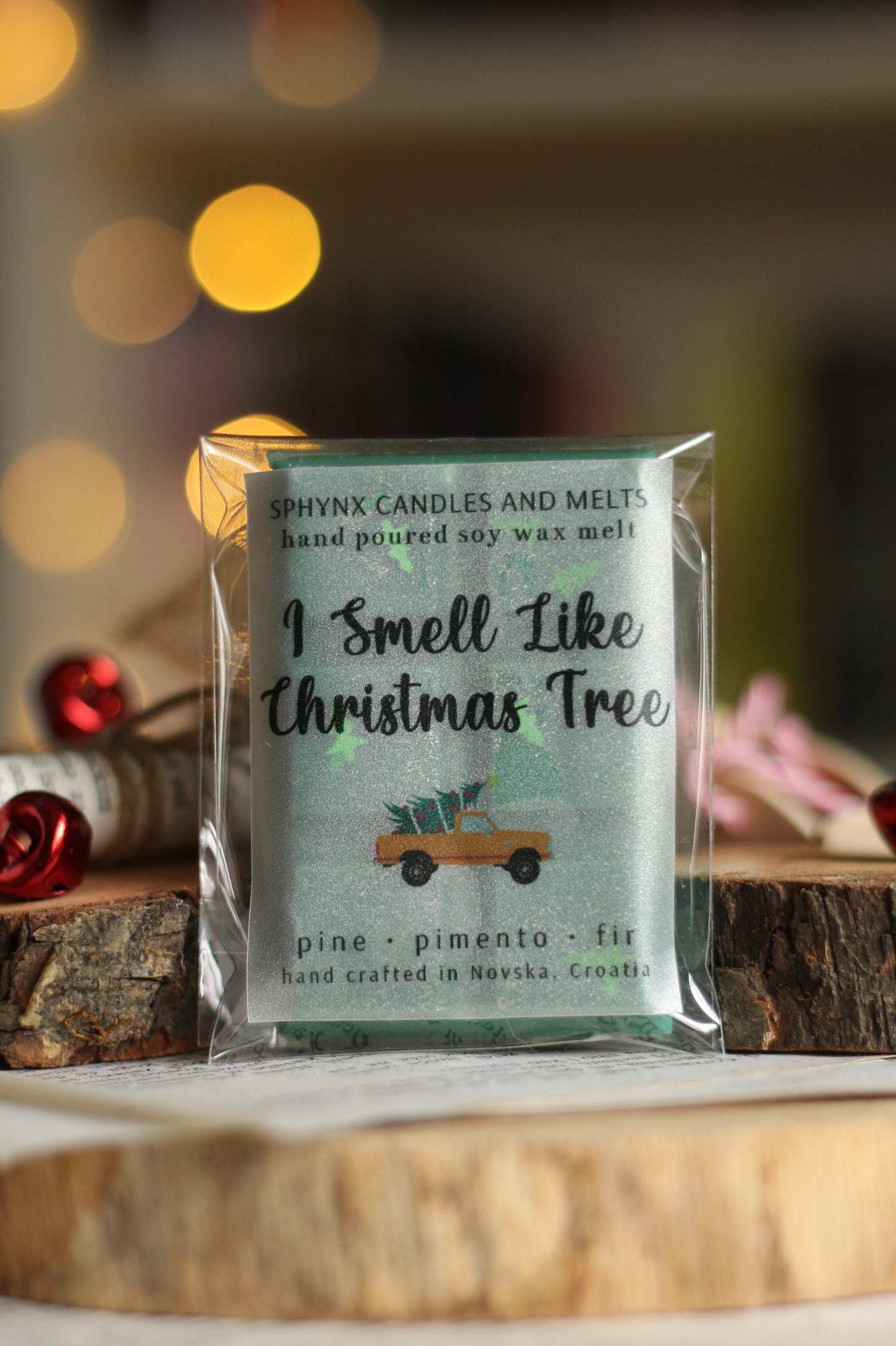 I Smell Like Christmas Tree, mirisni vosak za topljenje u obliku pločice