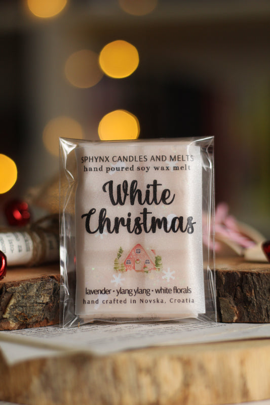 White Christmas, mirisni vosak za topljenje u obliku pločice