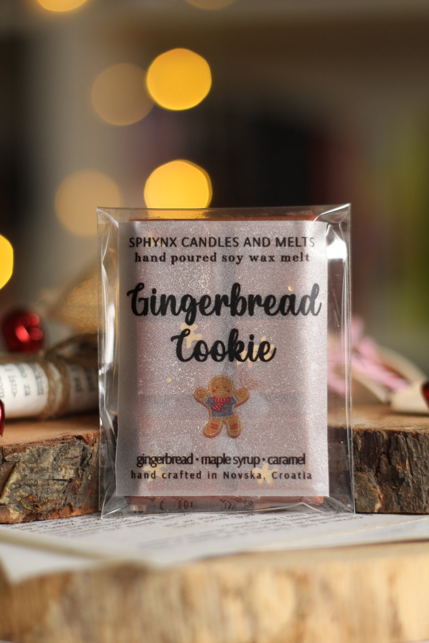 Gingerbread Cookie, mirisni vosak za topljenje u obliku pločice