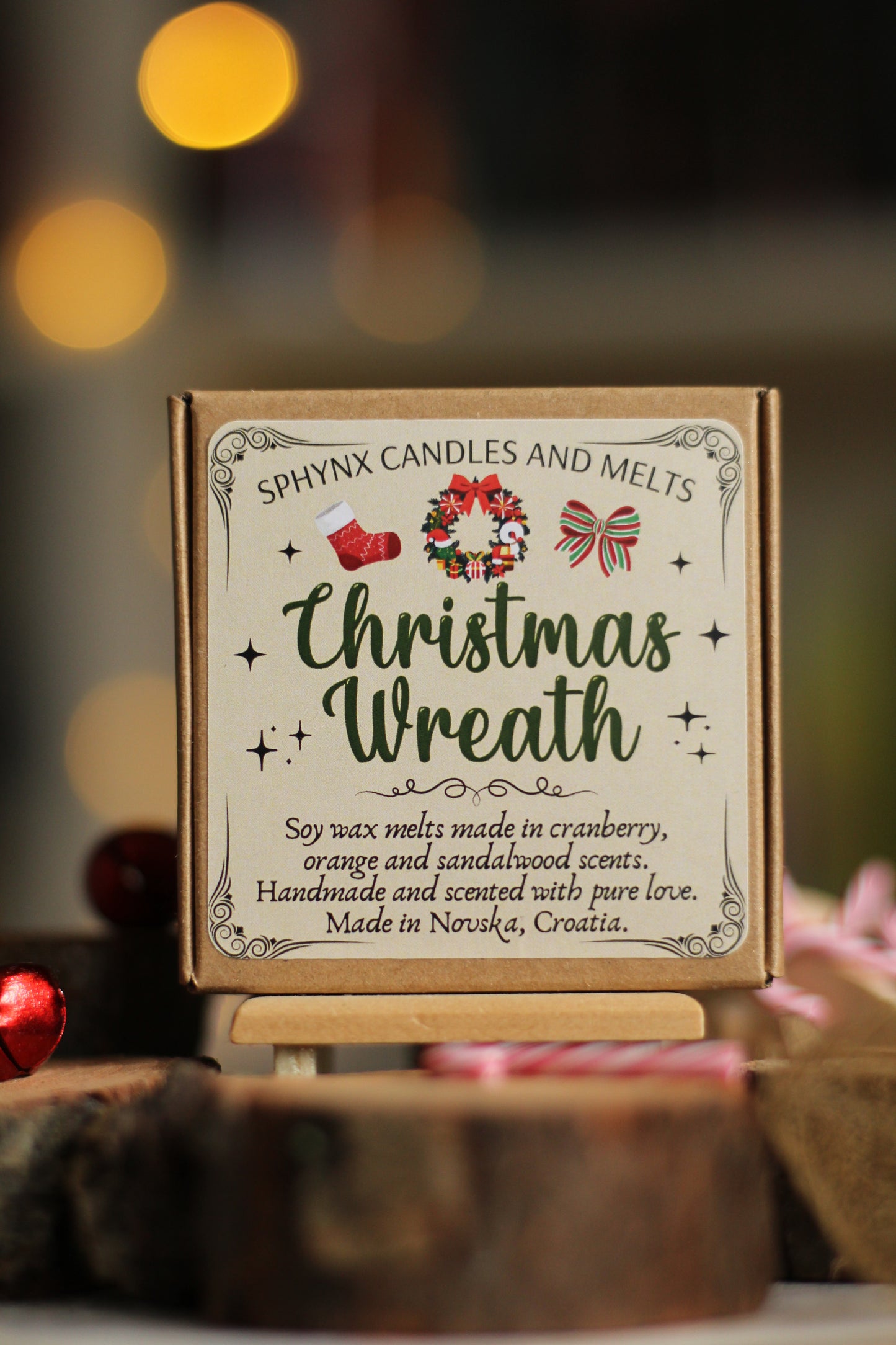 Christmas Wreath, mirisni vosak za topljenje