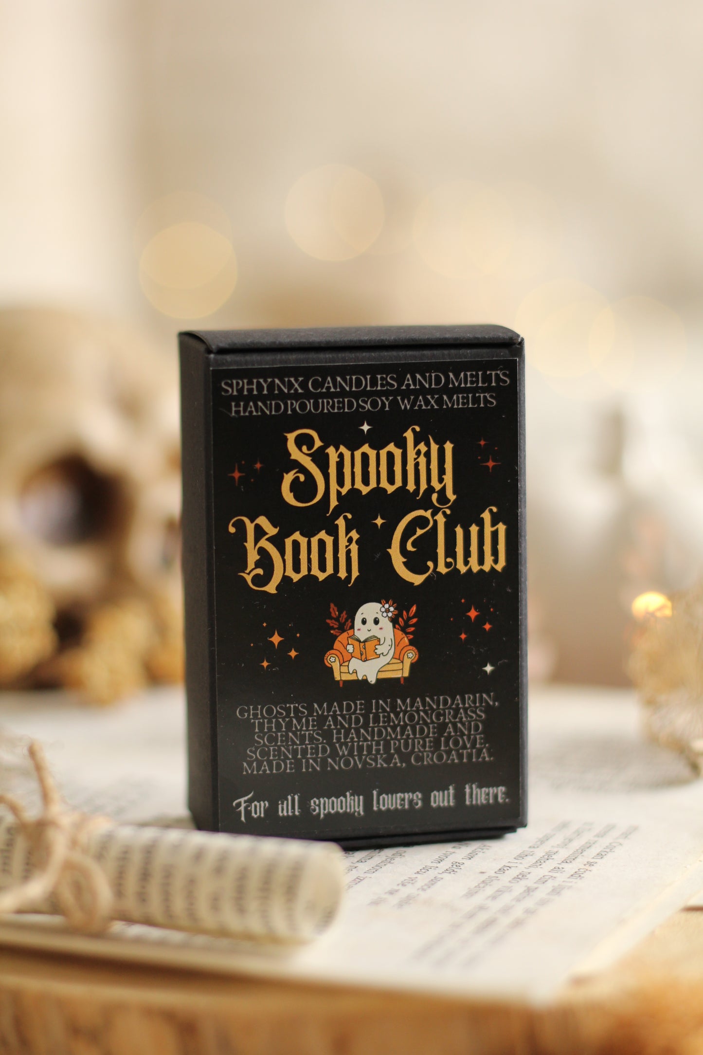 Spooky Book Club in Brown