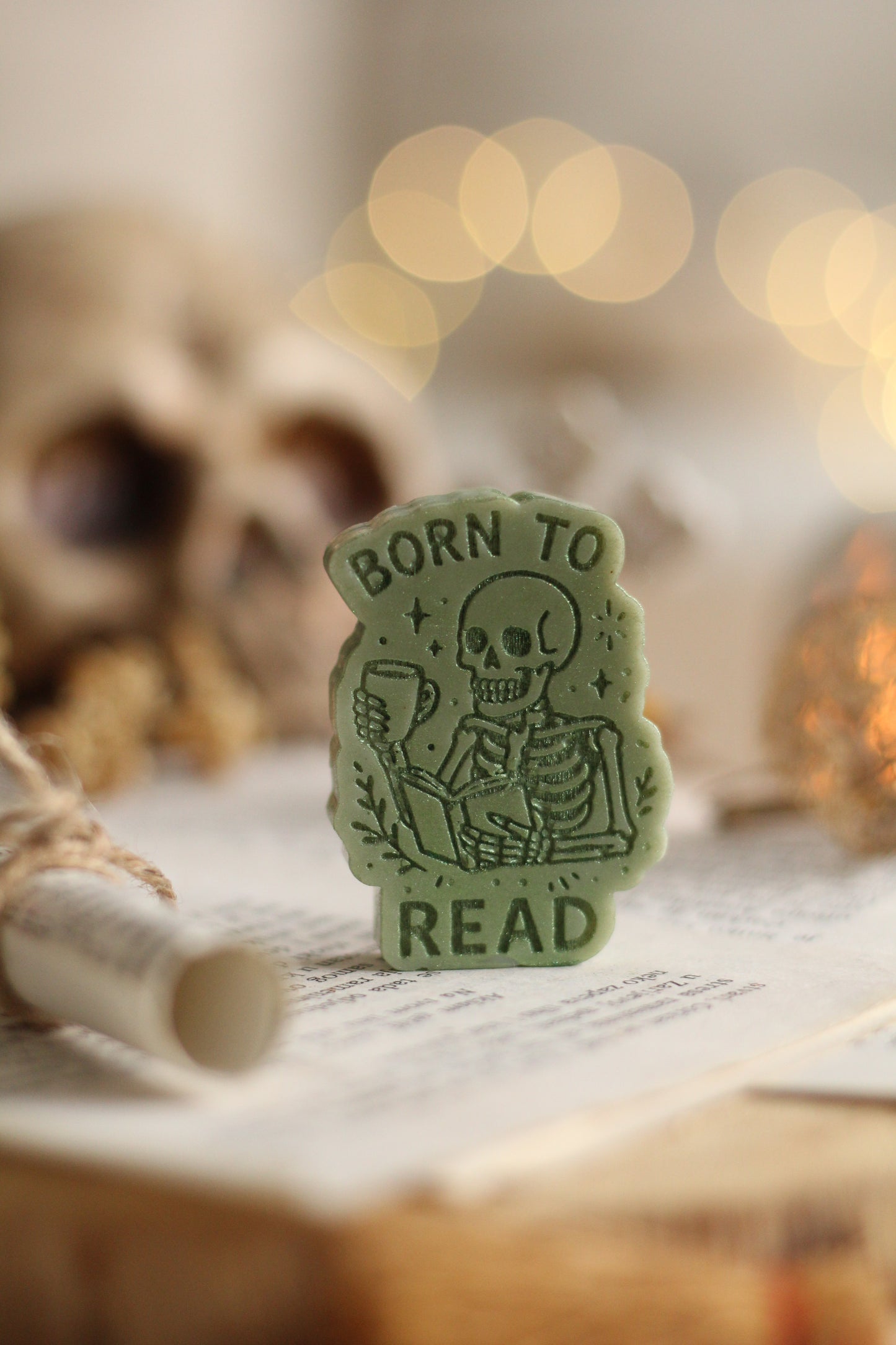 Dead Serious About Reading in Green