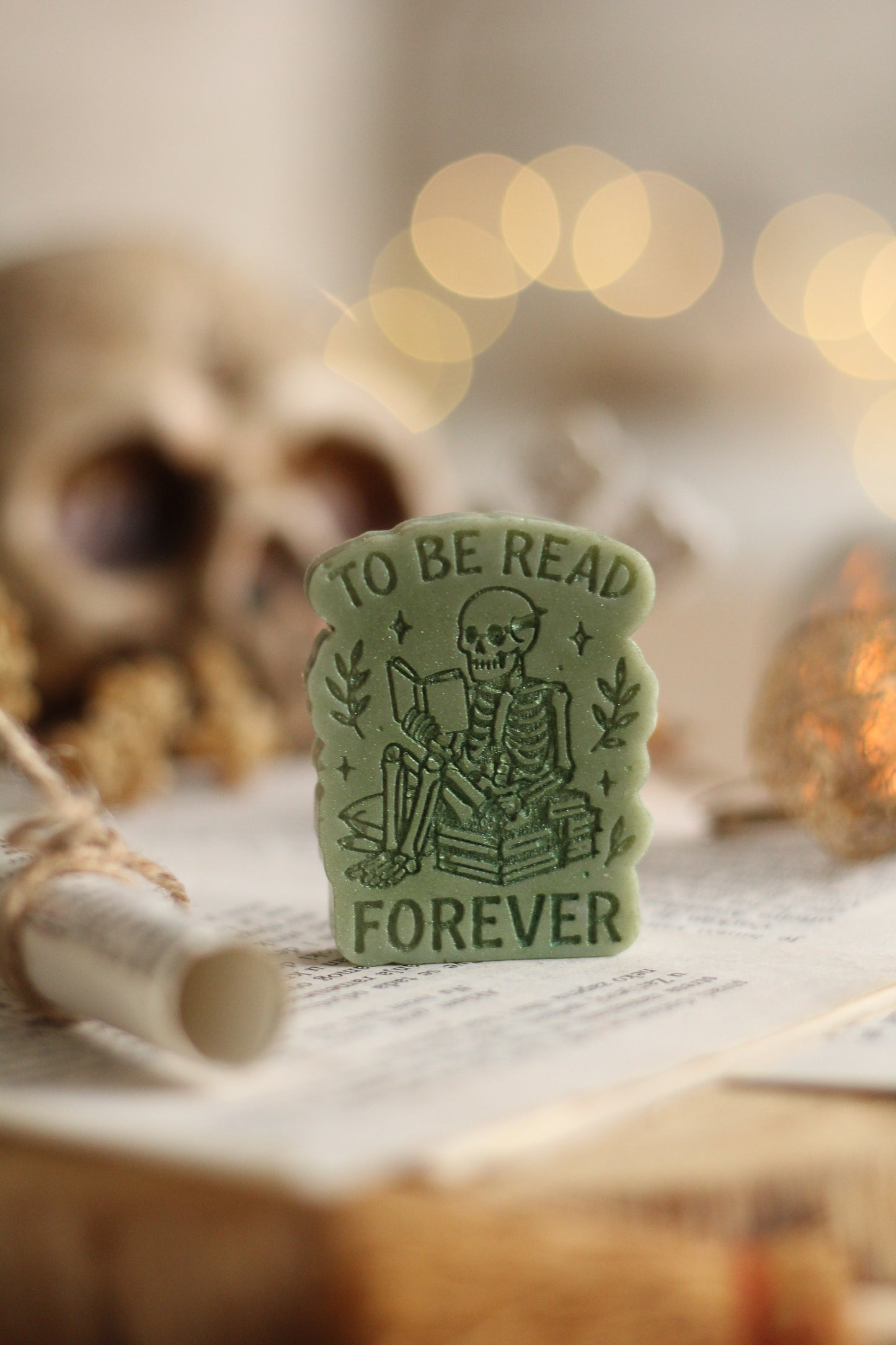 Dead Serious About Reading in Green