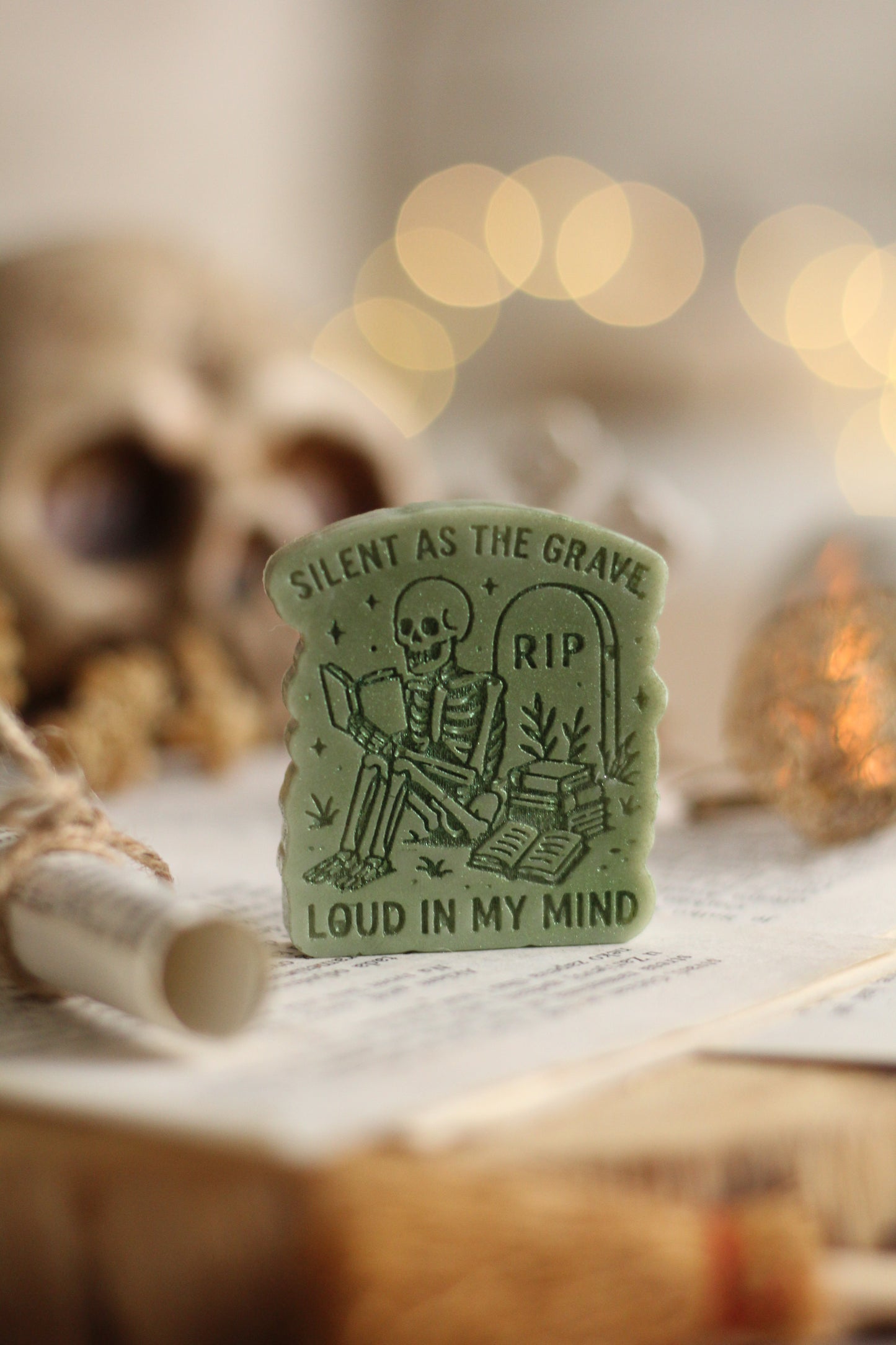 Dead Serious About Reading in Green