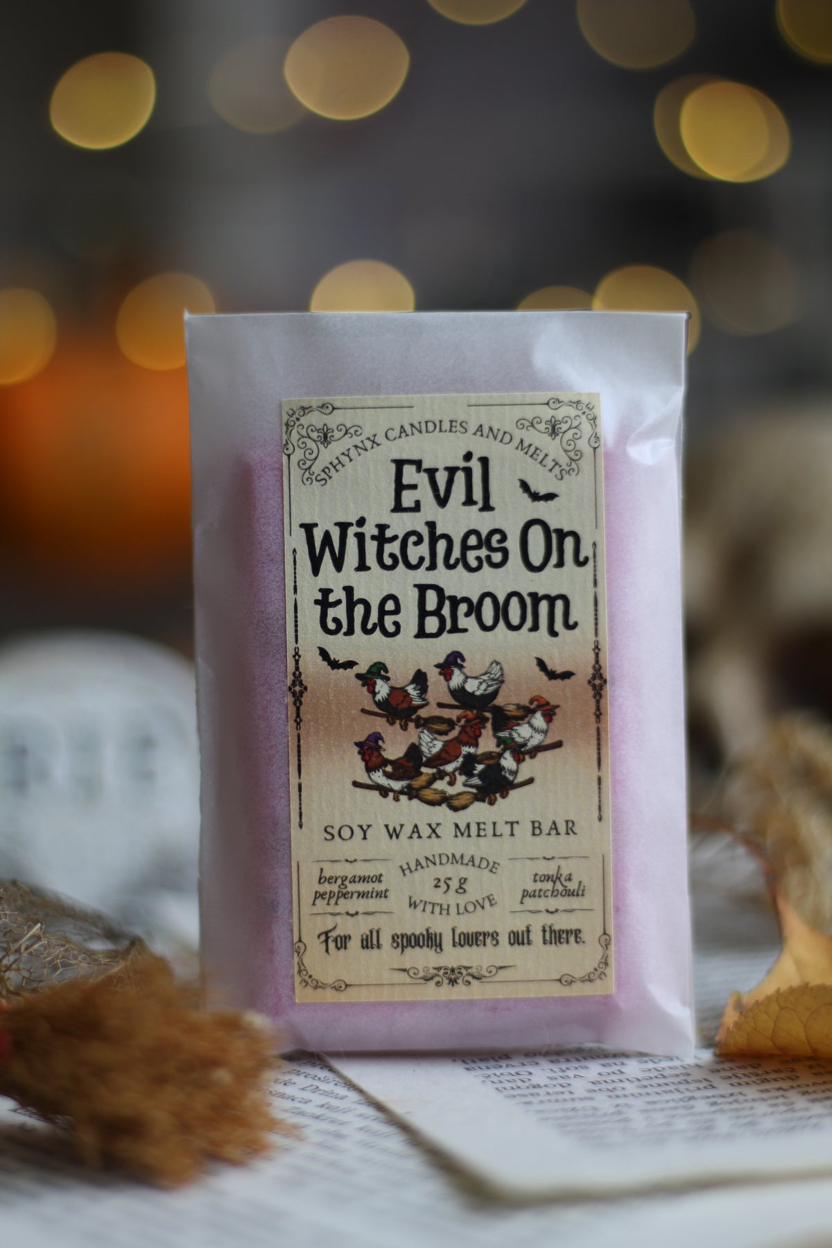 Evil Witches On the Broom vosak za topljenje