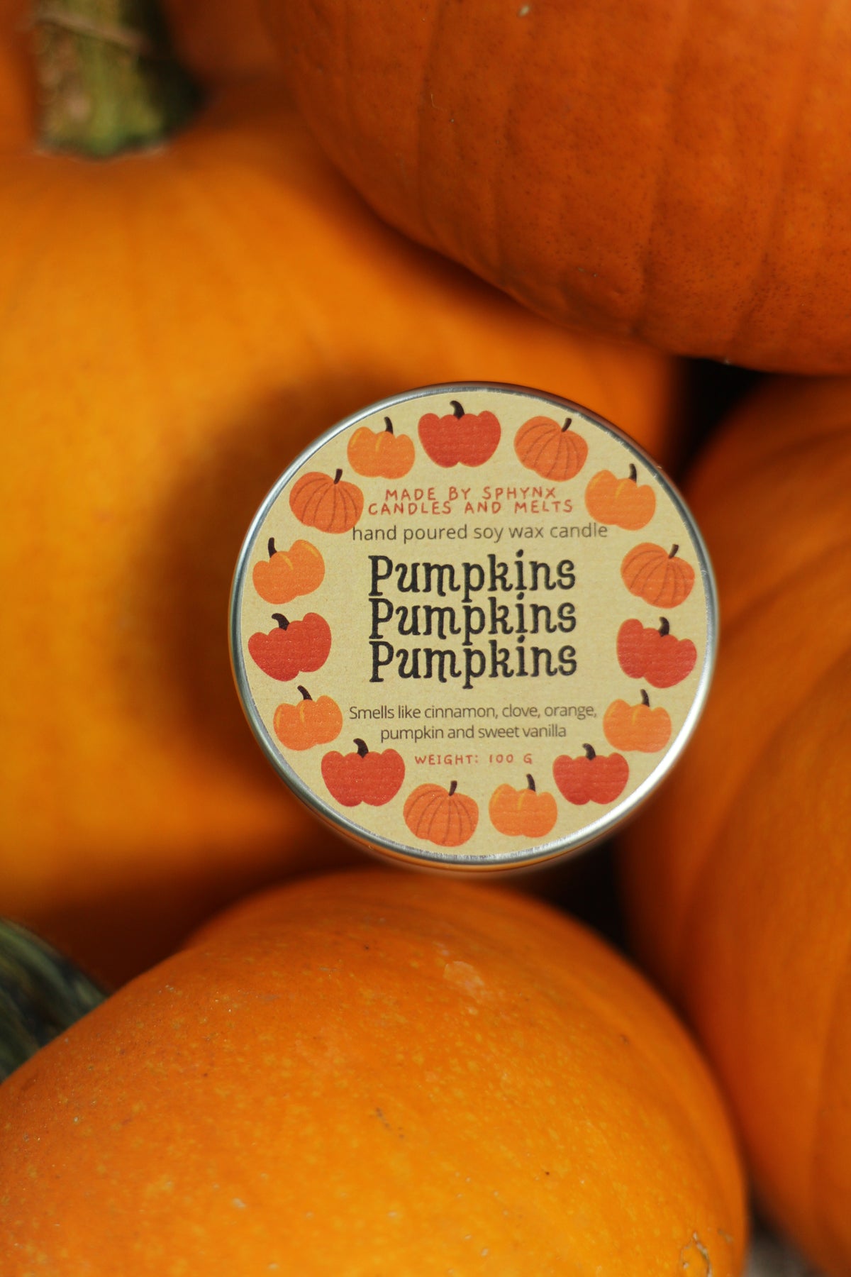 Mirisna svijeća Pumpkins Pumpkins Pumpkins