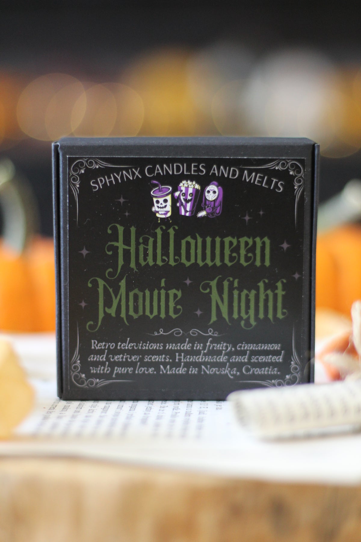 Halloween Movie Night vosak za topljenje